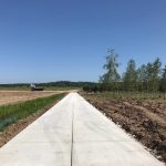 Betonwege mit Betonplaten 200x200 | Projekt Lienden (NL) | Betonplattengröße 200x200x.14cm