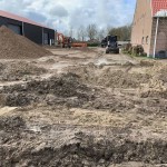 Grondwerkzaamheden betonplaten verharding | De Keij