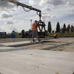 Betonplatte 2000x2000 cm verlegen | De Keij