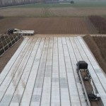 Betonplatten für Containerfläche | Betonplatten 200x200 cm | De Keij